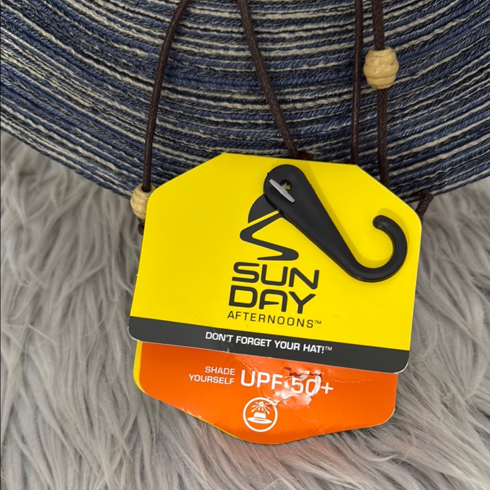 Sun Day Sunset Hat Denim UPF50+ Medium NWT - Picture 9 of 16